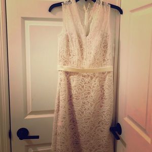 White Lace Cocktail Dress